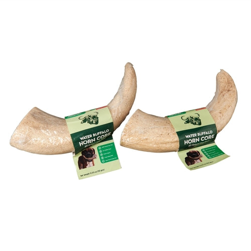 Water Buffalo Horn Core Dog Chews-2 Count-10 oz