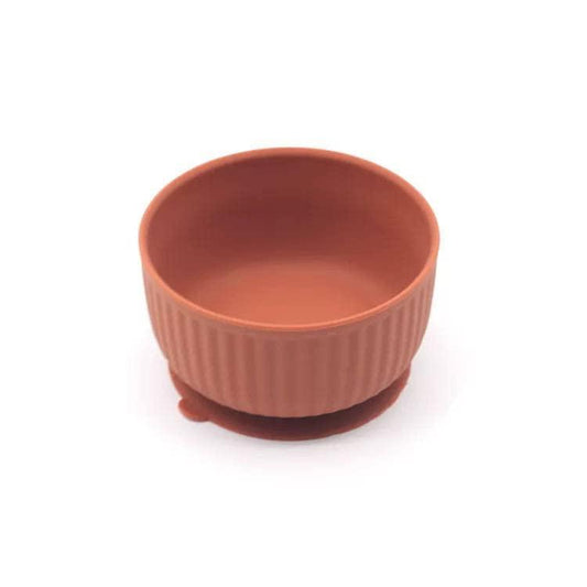 Waggy Silicone Non Slip Dog Bowl- Red