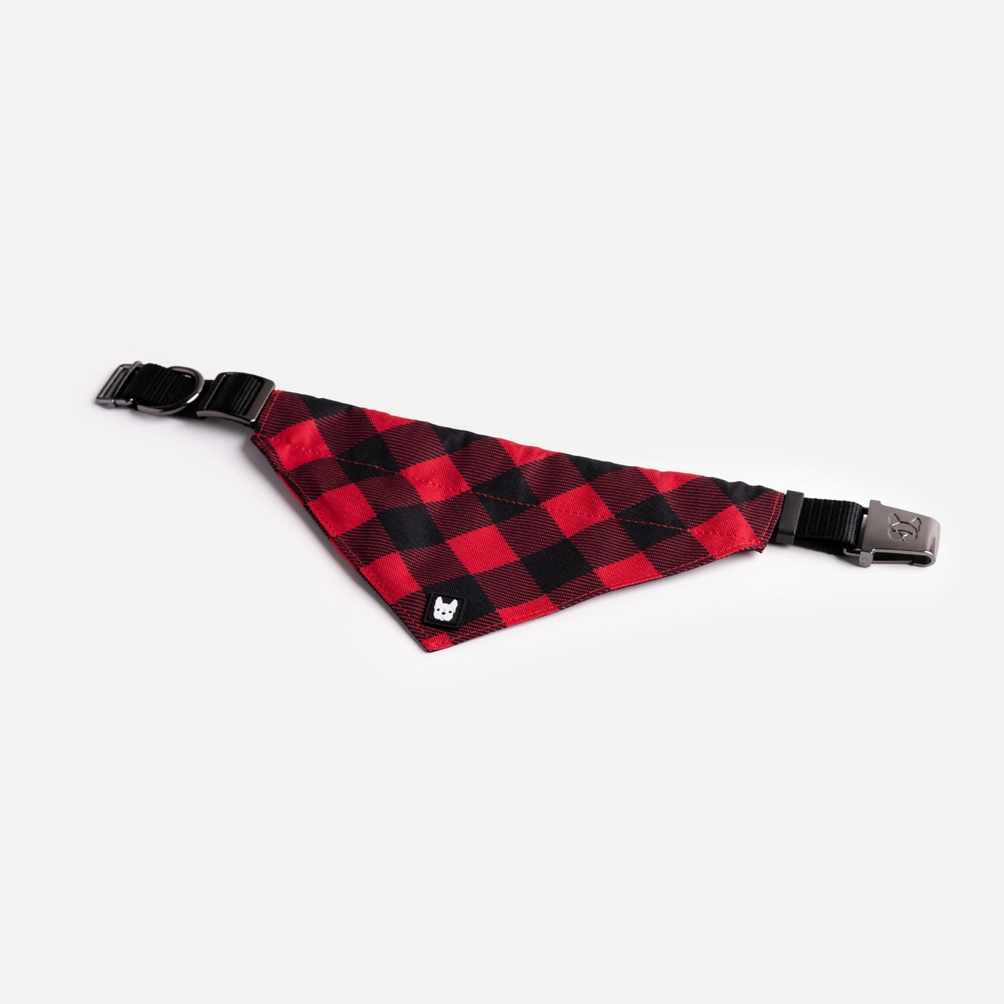 Waggy Bandana Dog Collar - Red Plaid