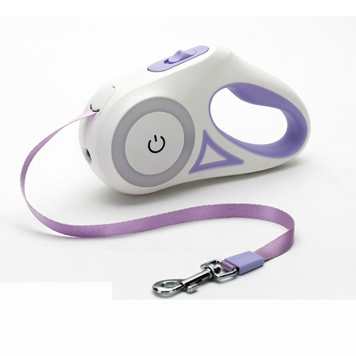 Automatic Retractable LED Dog Leash