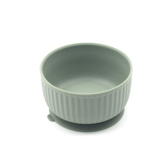 Waggy Silicone Non Slip Dog bowl- Grey