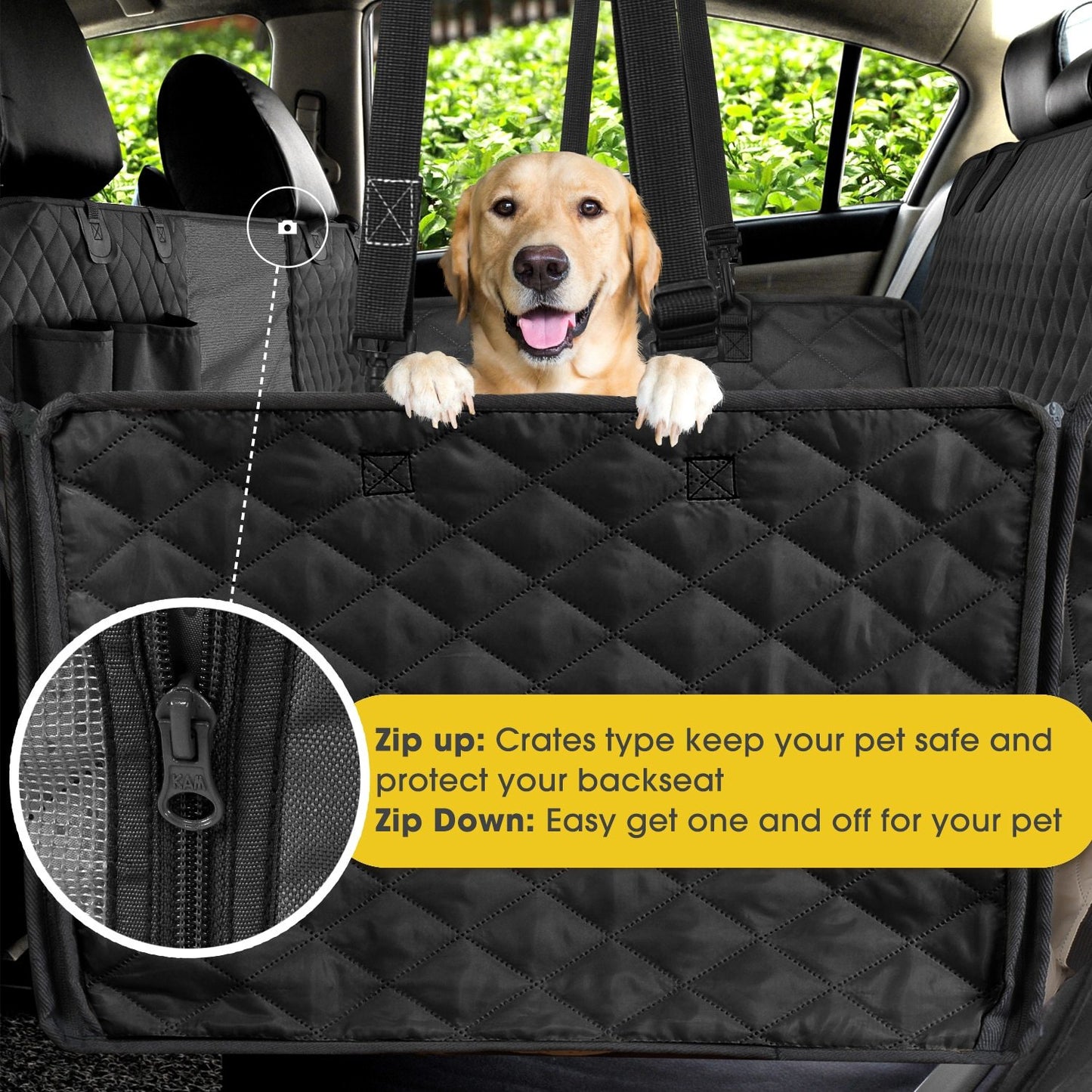 Waterproof Dog Car Seat Cover